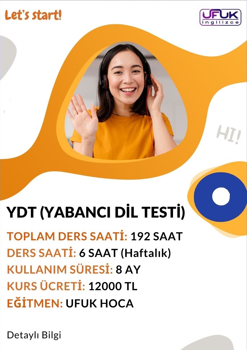 YDT (YABANCI DİL TESTİ)