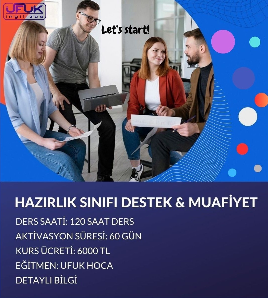 Hazırlık Sınıfı Destek Paketi