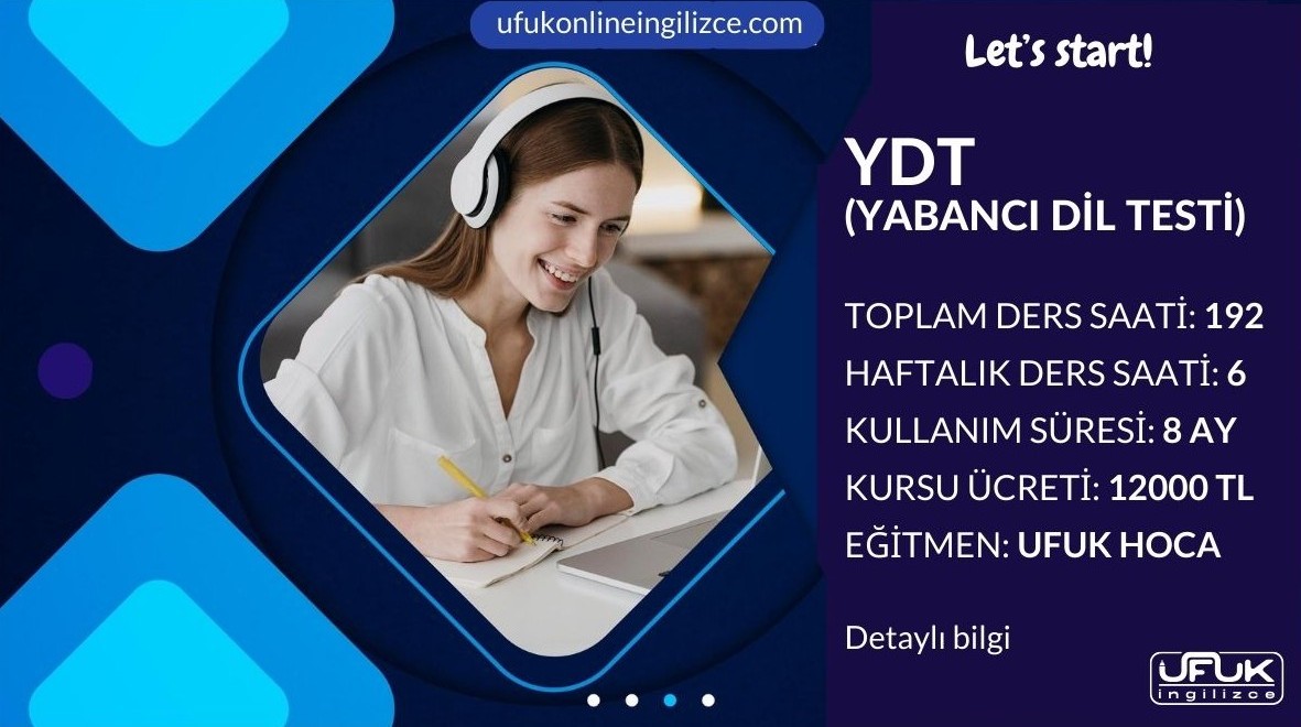 YDT (YABANCI DİL TESTİ)