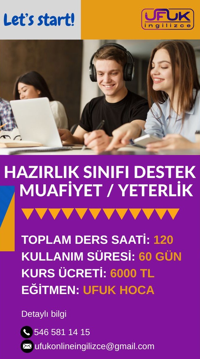 HAZIRLIK SINIFI DESTEK MUAFİYET / YETERLİK