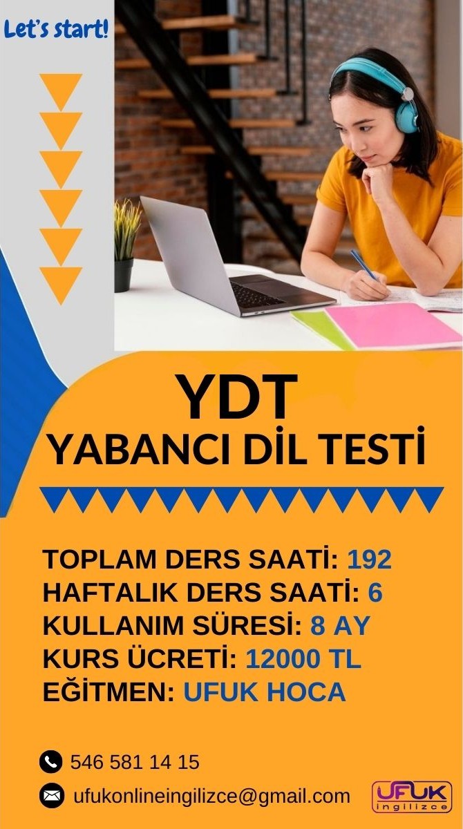 YDT (YABANCI DİL TESTİ)